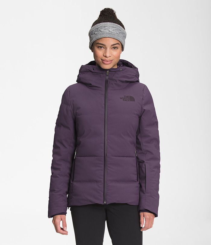 Plumifero The North Face Mujer Moradas Oscuro Cirque 70812DZUE